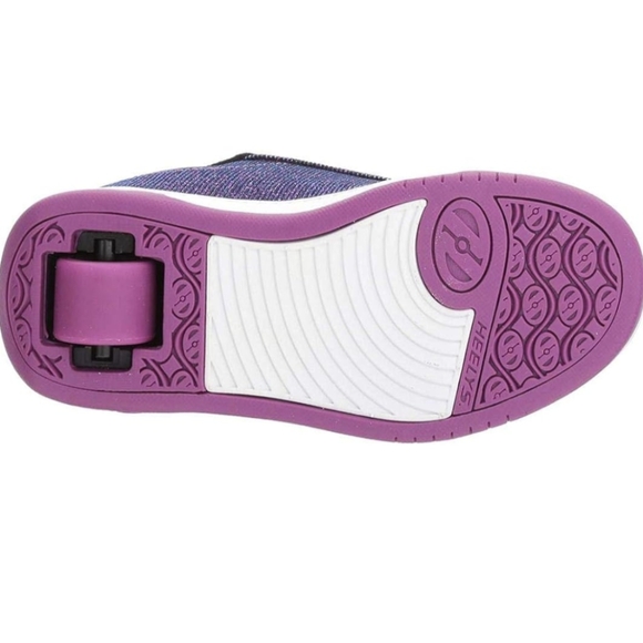HEELYS* Galaxy super sparkle purple blue colour shift rear wheel HEELY shoes - Picture 7 of 17